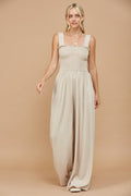 Smocked Jumpsuit