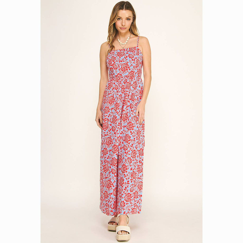 CAMI SQUARENECK MAXI DRESS