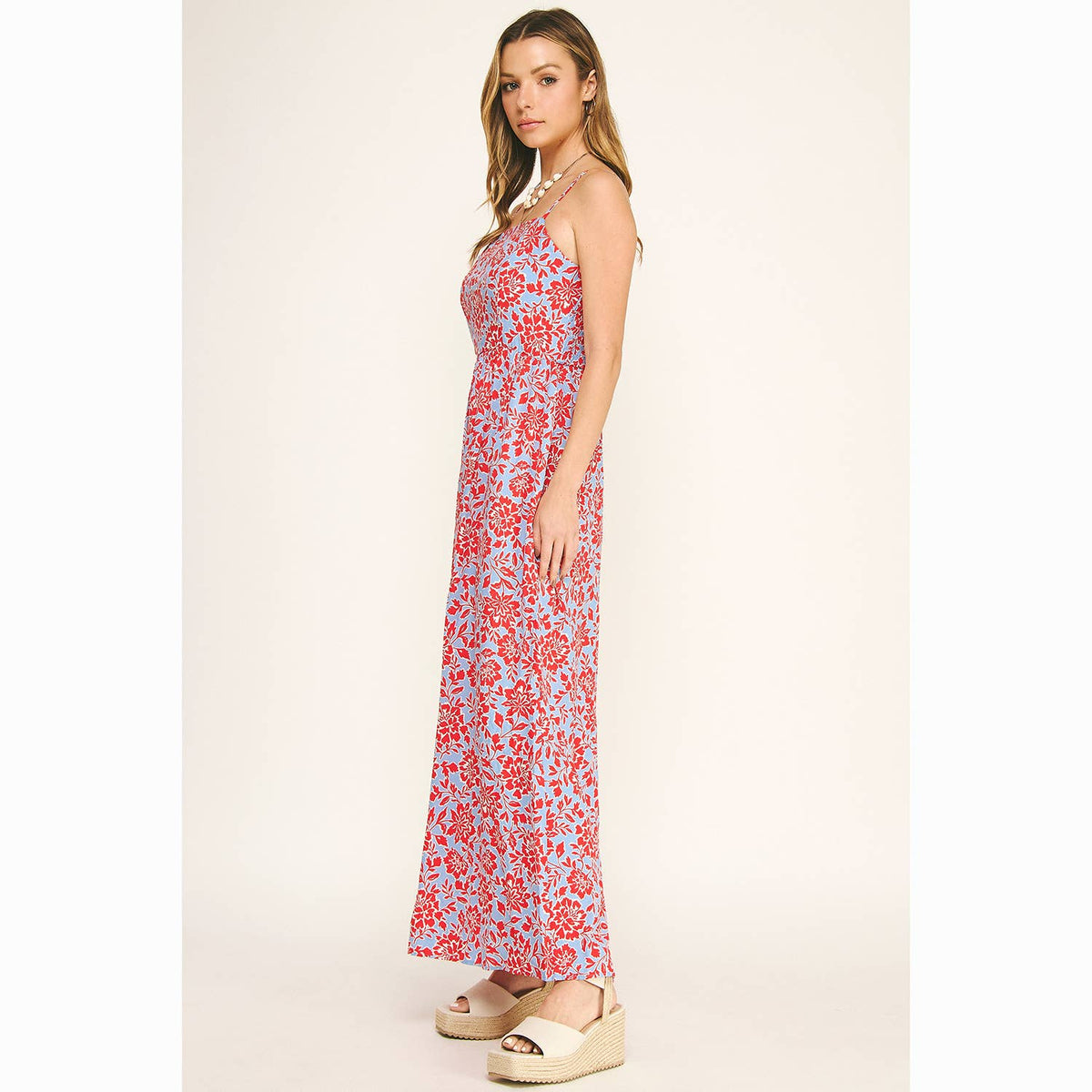 CAMI SQUARENECK MAXI DRESS