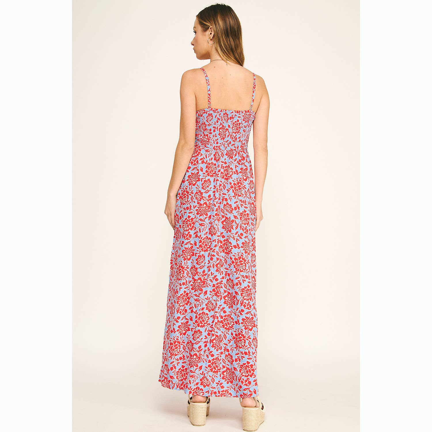 CAMI SQUARENECK MAXI DRESS