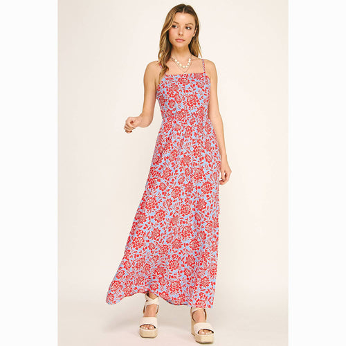 CAMI SQUARENECK MAXI DRESS