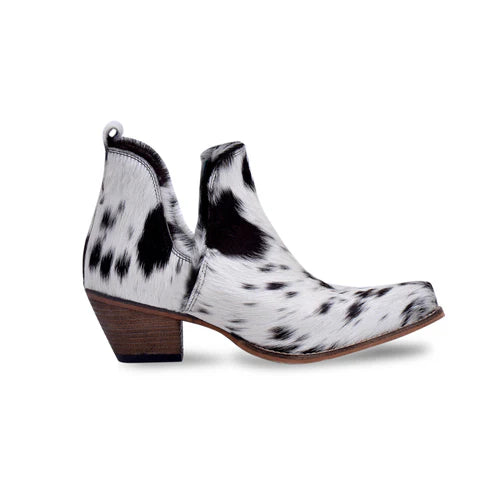 SUNSET BLOOM BOOTS IN BLACK & WHITE