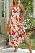 Abstract Print Maxi