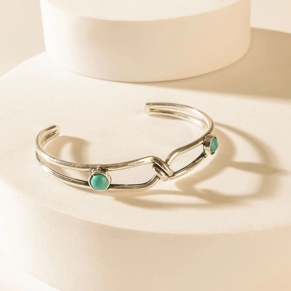 Rider's Promise Cuff in Wild Silver