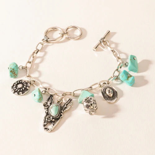 Saddle Breeze Turquoise Stone Bracelet