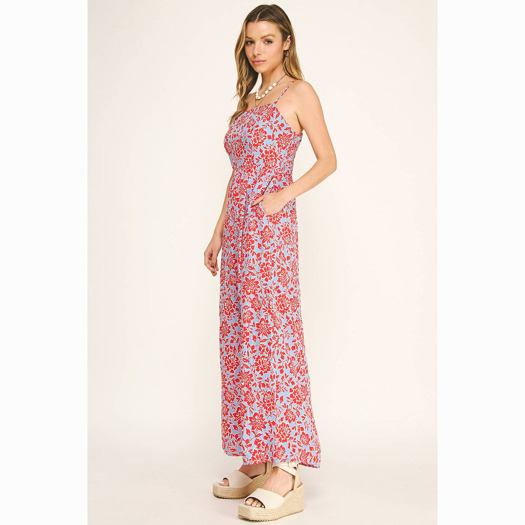 CAMI SQUARENECK MAXI DRESS